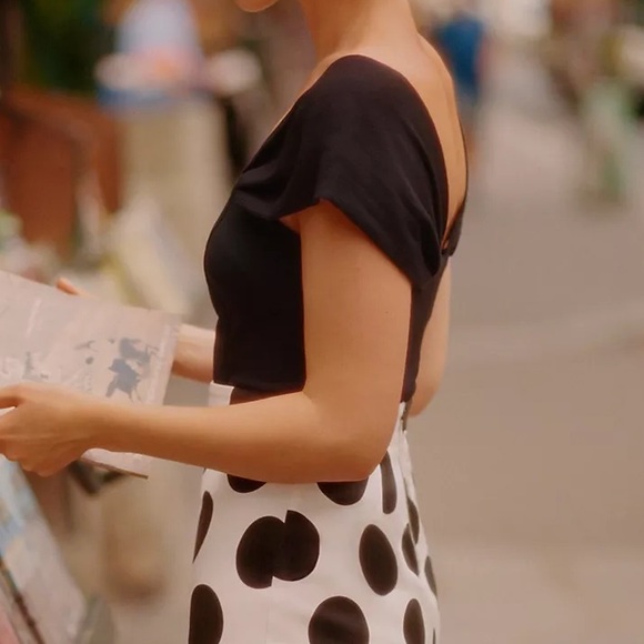 NWT Anthropologie Sz M Contrast Knit Top - Picture 4 of 8